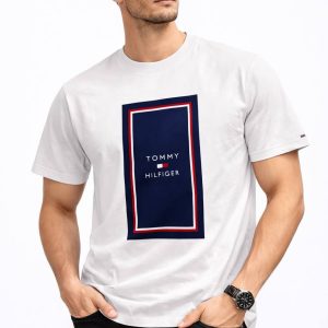 Premium White Signature Graphic T-Shirt for Men – Classic Streetwear Edition