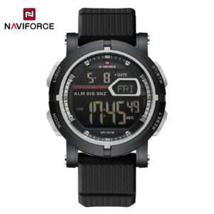 Naviforce 7139 T For Men - Black Red