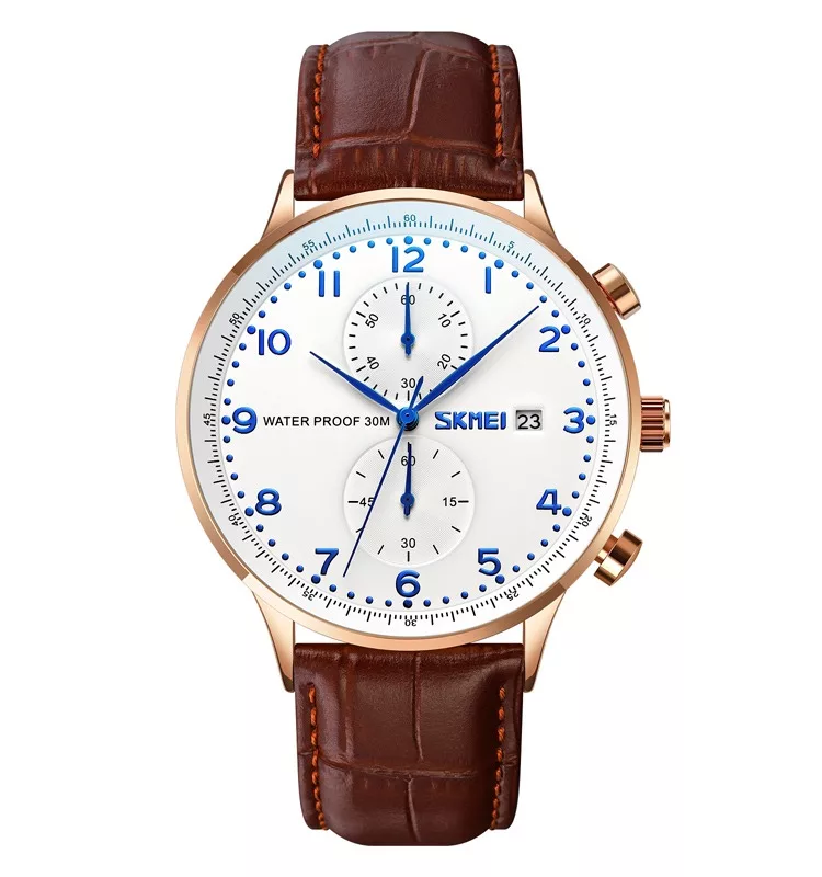 Luxury Business Men's Quartz Watch – Waterproof Stainless Steel Fashion Sport Wristwatch