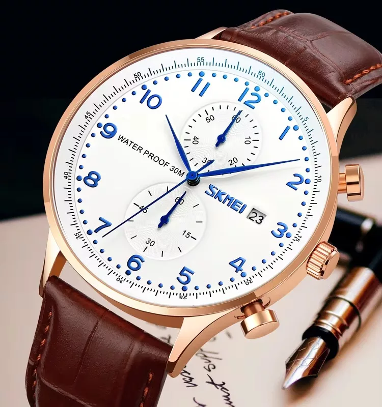 Luxury Business Men's Quartz Watch – Waterproof Stainless Steel Fashion Sport Wristwatch - Image 3