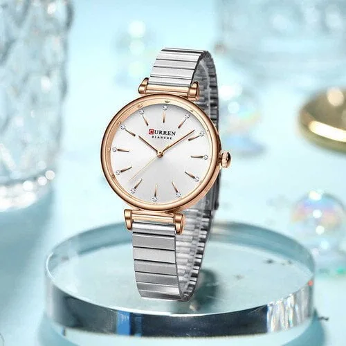 Curren 9081 CH - Silver Rose Gold - Image 2