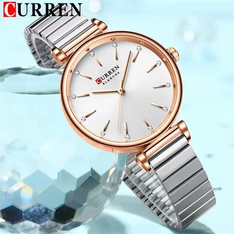 Curren 9081 CH - Silver Rose Gold - Image 4