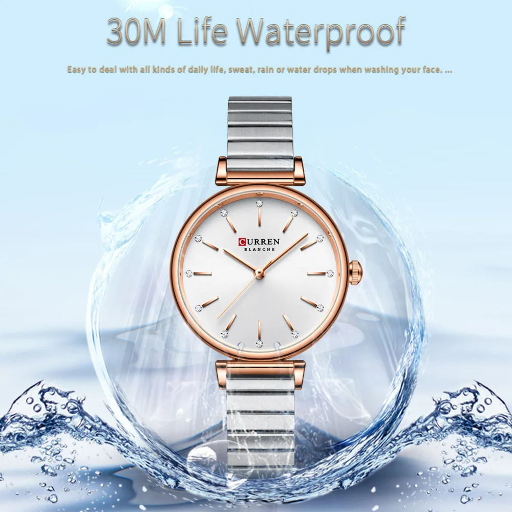 Curren 9081 CH - Silver Rose Gold - Image 3