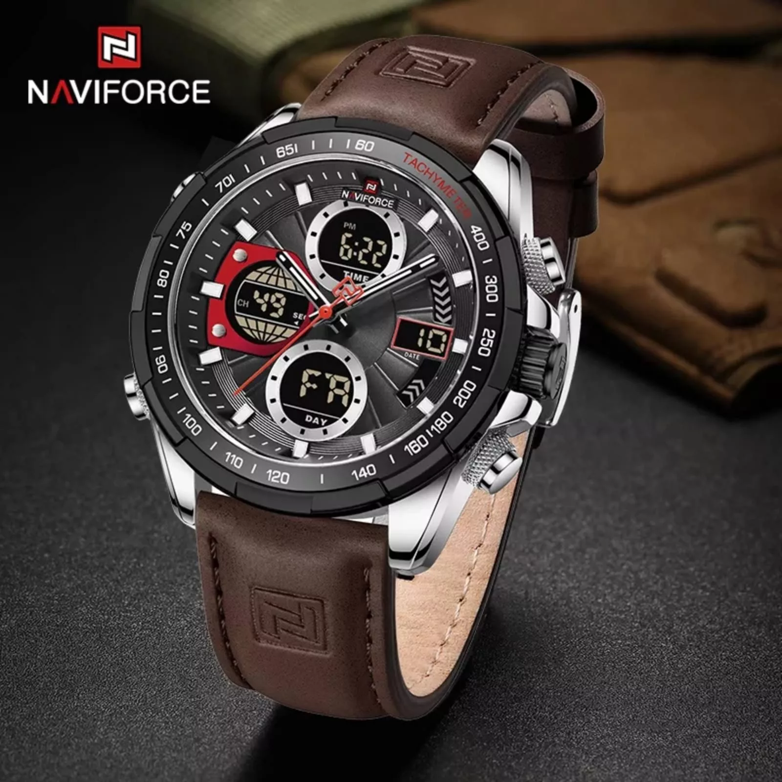 Naviforce 9197 L - Black Coffee